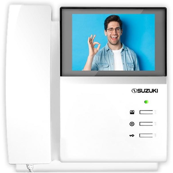 مانیتور آیفون تصویری سوزوکی مدل 423m سایز ۴.۳ اینچ با حافظه , 2 پنل