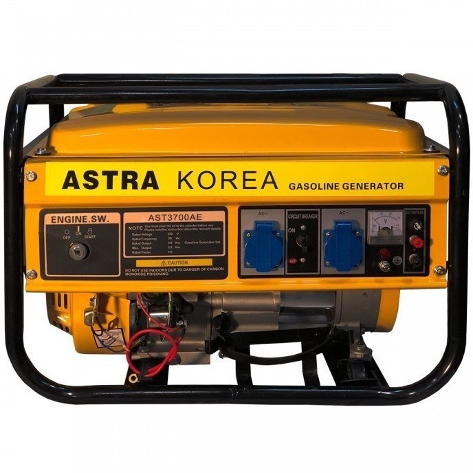 موتور برق آسترا مدل AST3700 ظرفیت ۳.۵ کیلووات هندلی تک فاز یک سال گارانتی
