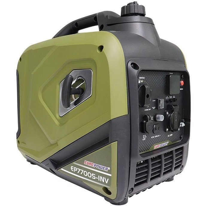 موتور برق بنزینی سایلنت یورو پاور مدل EP7700S INV ظرفیت ۴ کیلووات تک فاز با گارانتی
