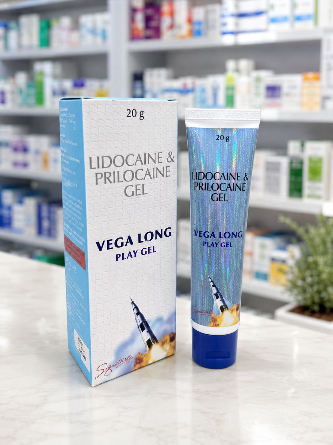 ژل تاخیری آقایان برند ویگا ۲۰ میلی لیتر اصلی تاریخ دار فوق العاده قوی